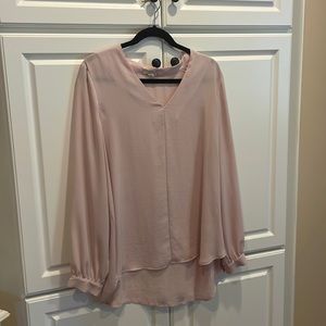 Pleione blush tunic top